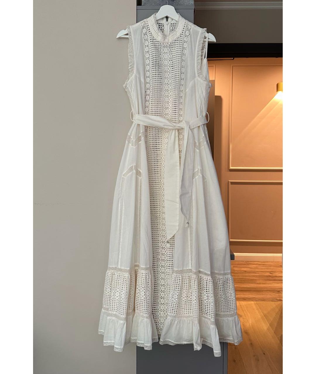ZIMMERMANN Бежевое хлопковое повседневное платье, фото 2