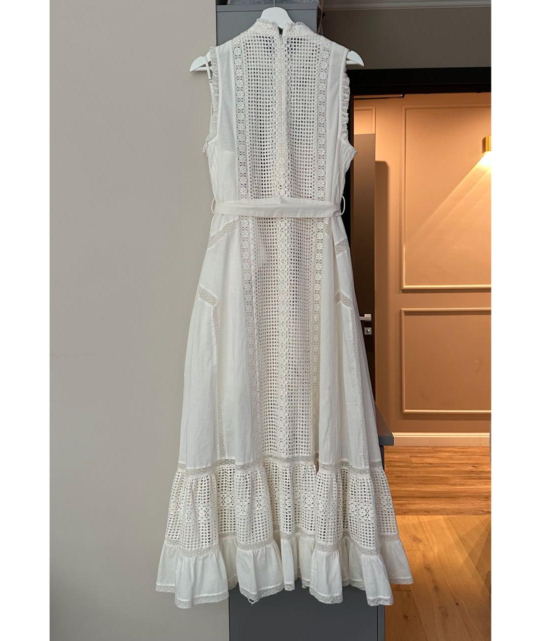 ZIMMERMANN Бежевое хлопковое повседневное платье, фото 3