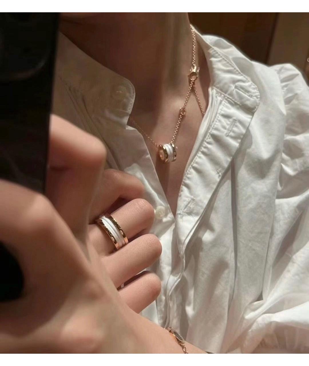 BVLGARI Золотое колье из розового золота, фото 7