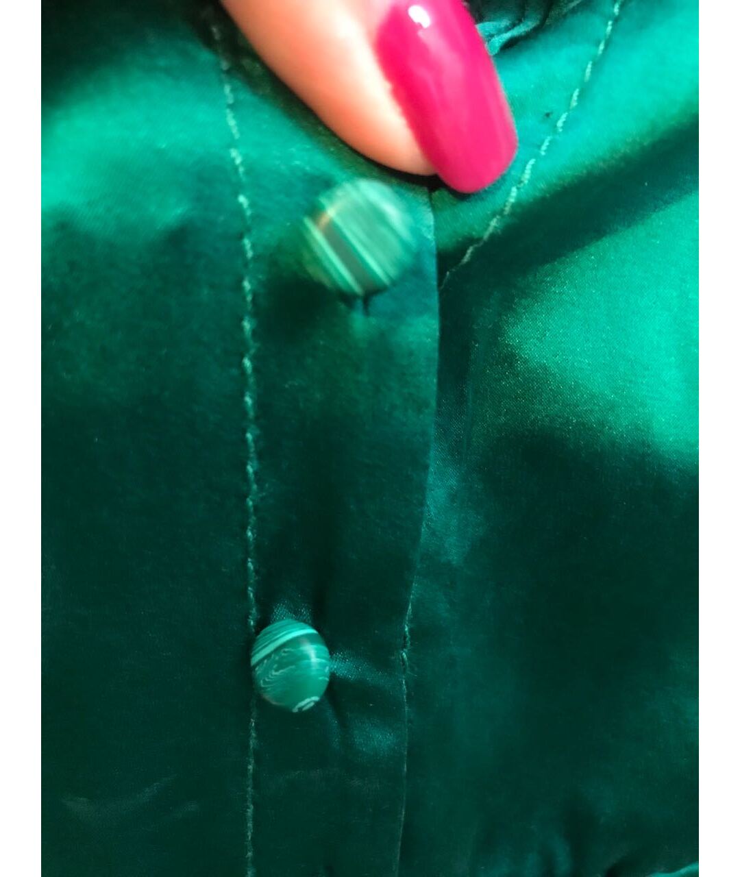 ZAC POSEN Зеленые шелковое коктейльное платье, фото 6