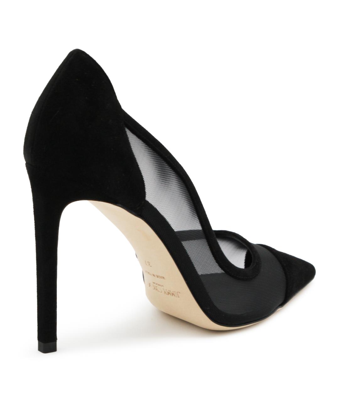 JIMMY CHOO Черные текстильные туфли, фото 3