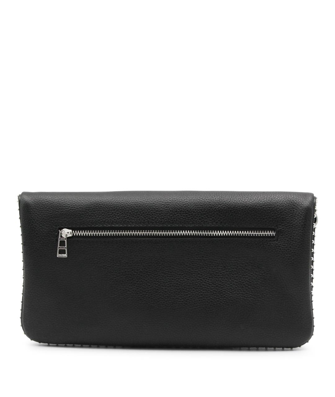 ZADIG & VOLTAIRE Черная кожаная сумка через плечо, фото 3