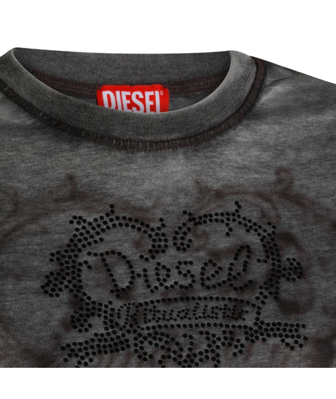 DIESEL Черная футболка, фото 3