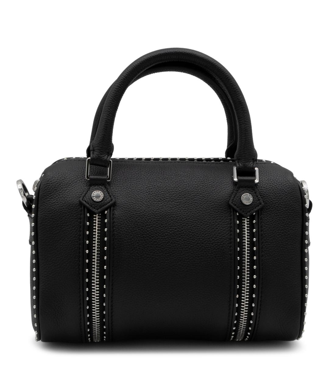 ZADIG & VOLTAIRE Черная кожаная сумка тоут, фото 5