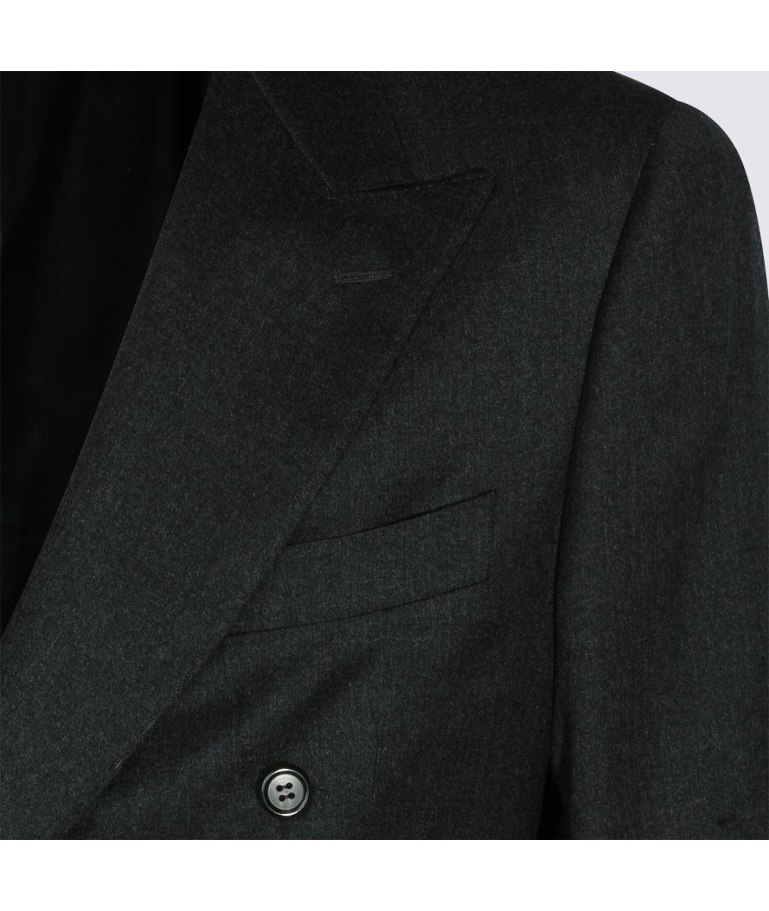 CANALI Антрацитовый классический костюм, фото 4