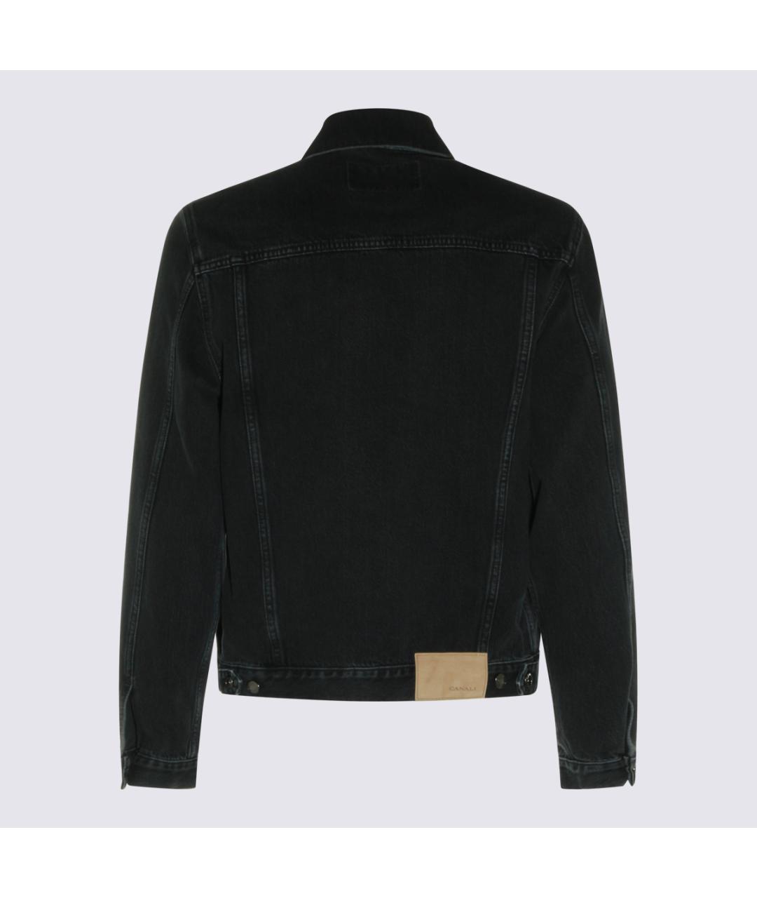 CANALI Антрацитовая хлопковая куртка, фото 2