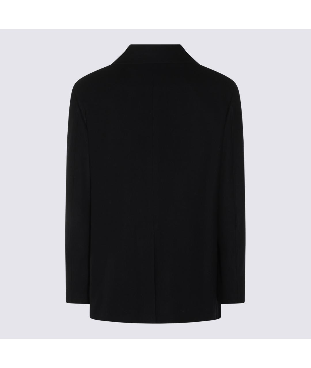 CANALI Темно-синее шерстяное пальто, фото 2