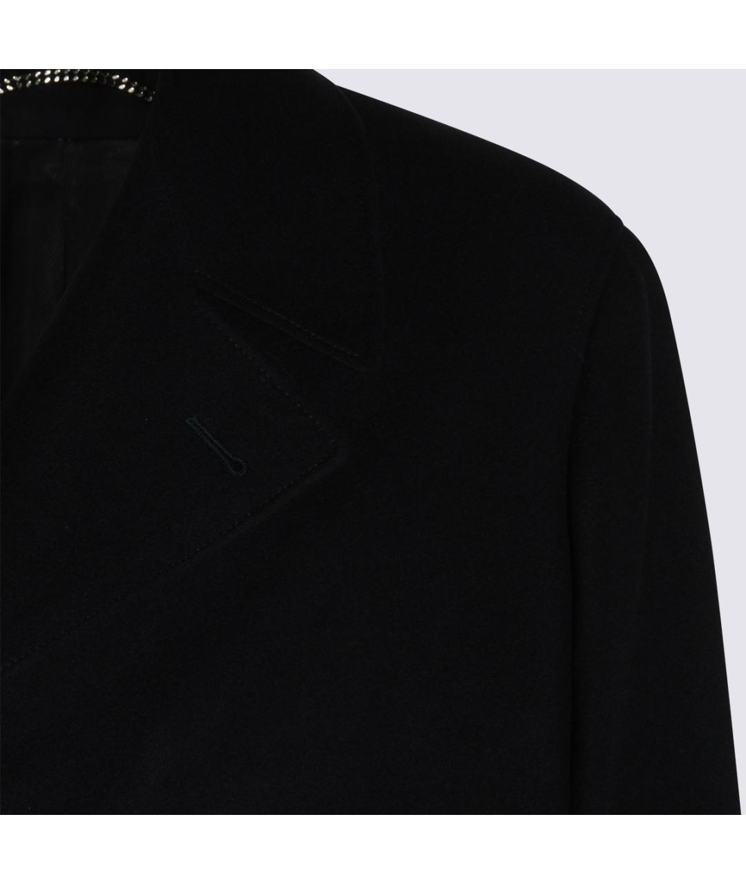 CANALI Темно-синее шерстяное пальто, фото 4