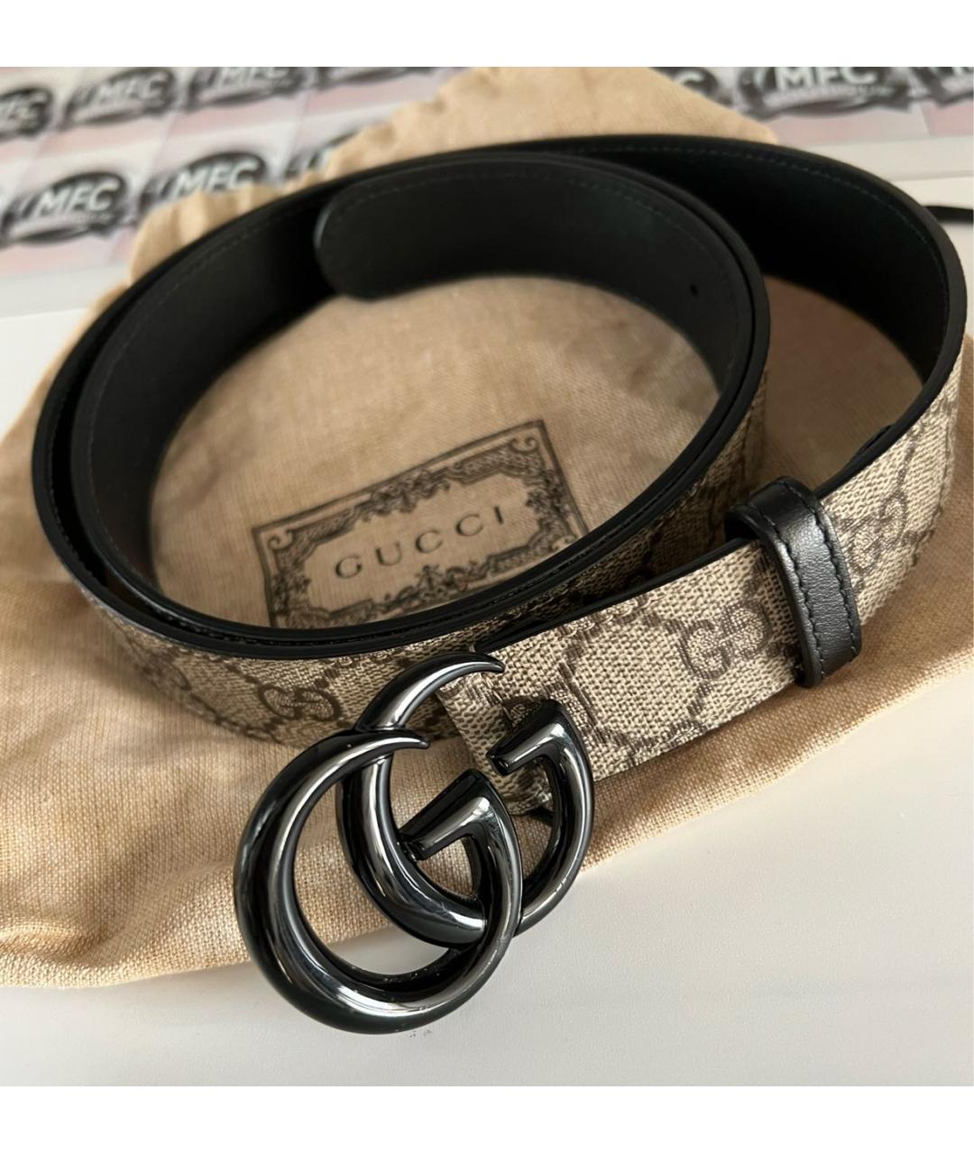 GUCCI Бежевый ремень, фото 2