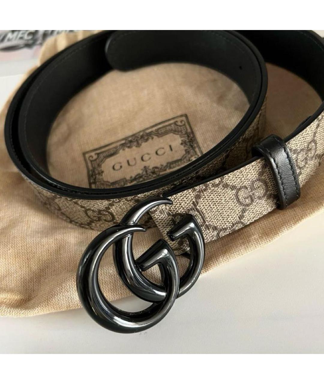 GUCCI Бежевый ремень, фото 8