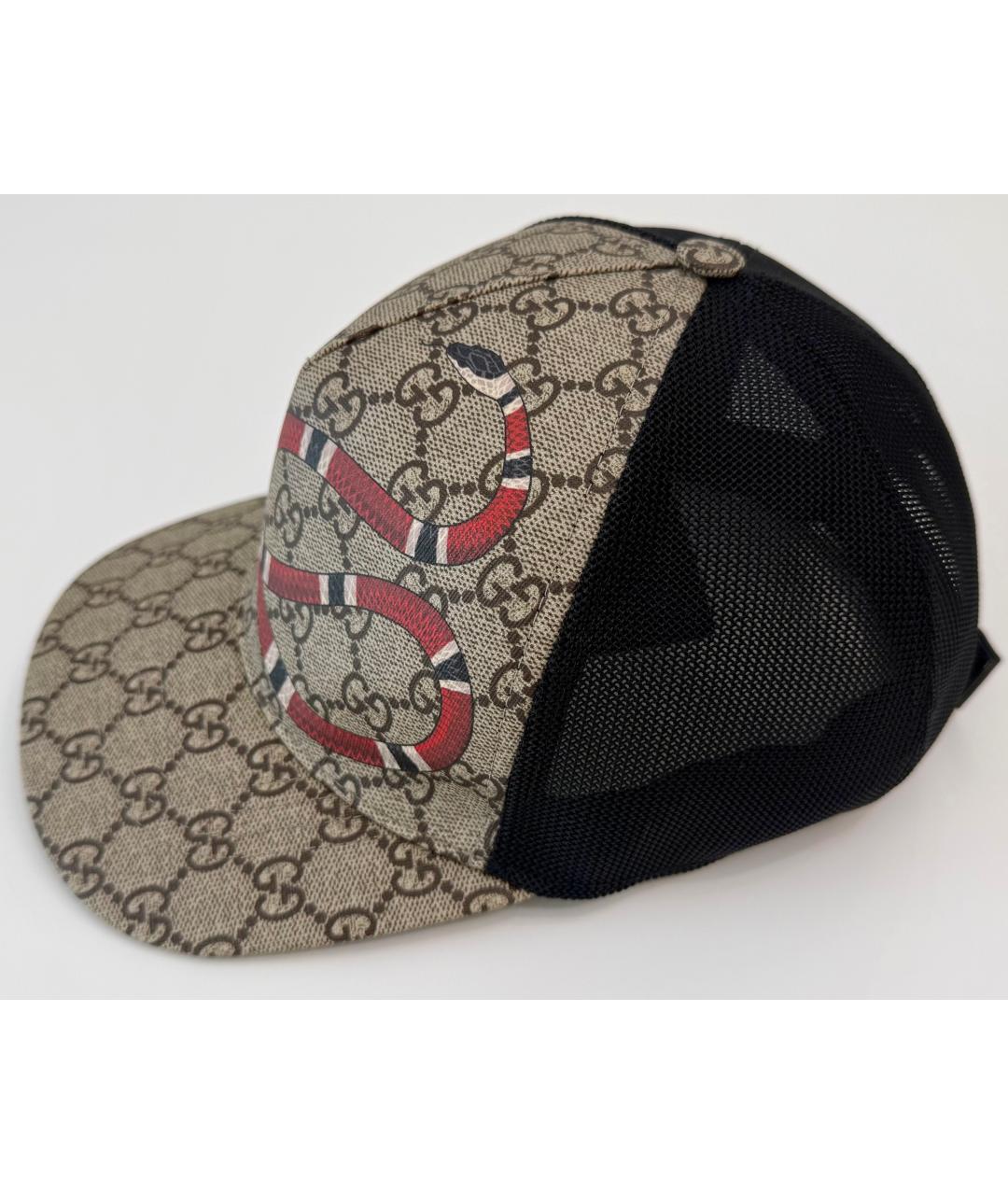 GUCCI Бежевая хлопковая кепка/бейсболка, фото 5
