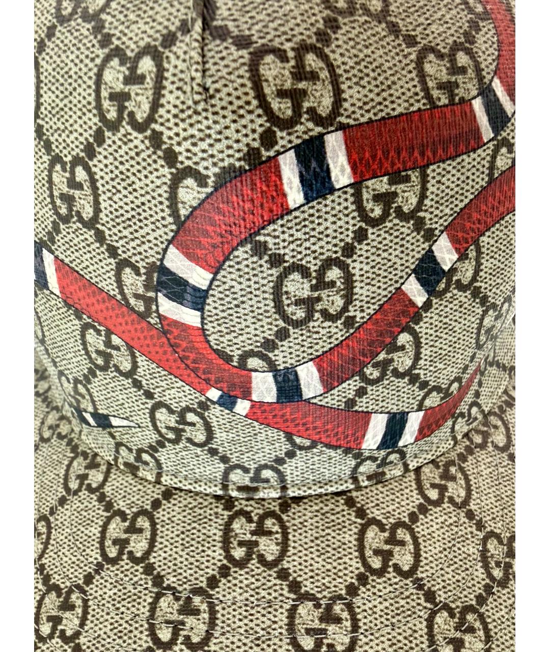 GUCCI Бежевая хлопковая кепка/бейсболка, фото 6