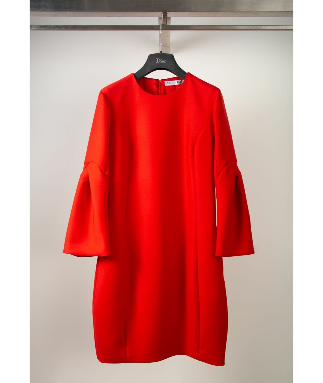 CHRISTIAN DIOR PRE-OWNED Красное шерстяное повседневное платье, фото 5