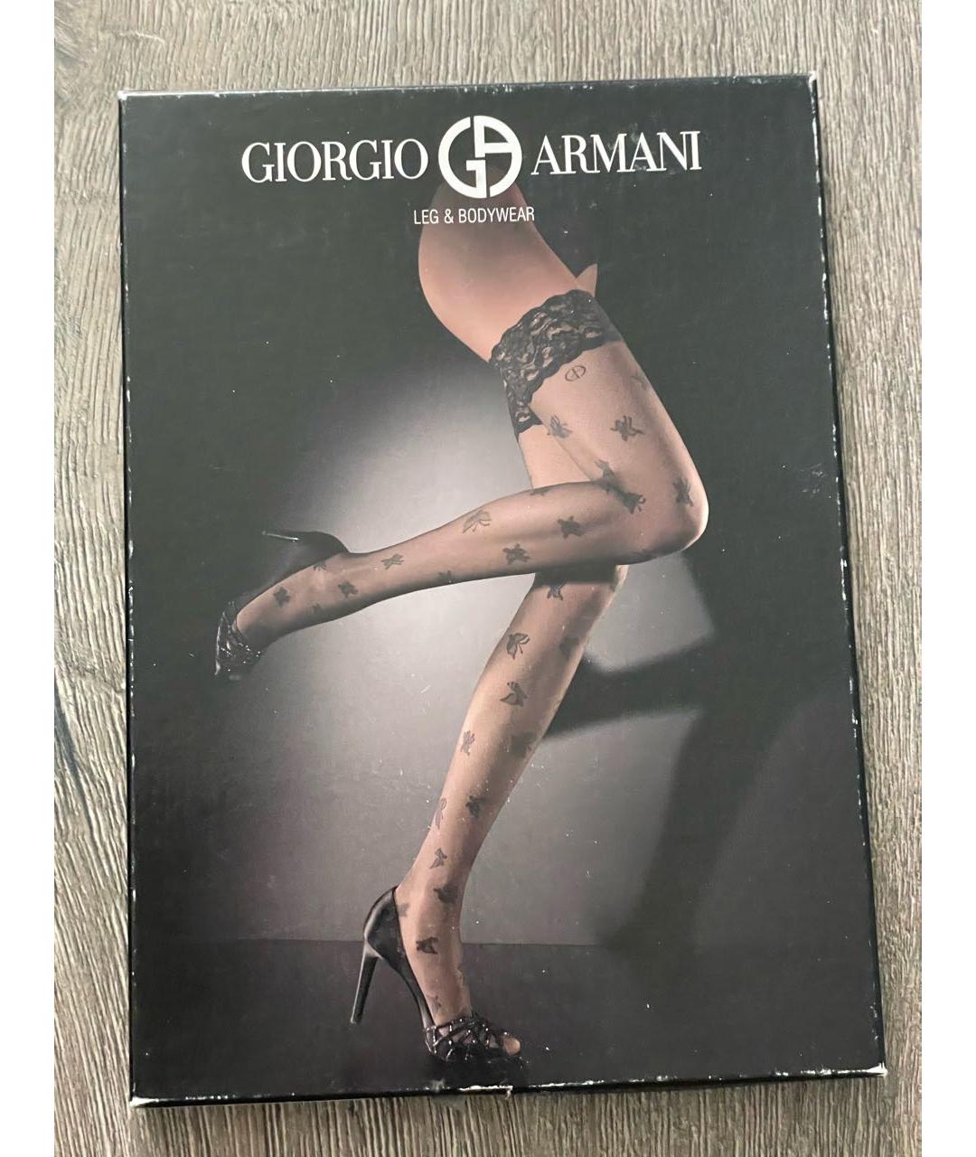 GIORGIO ARMANI Черные носки, чулки и колготы, фото 5