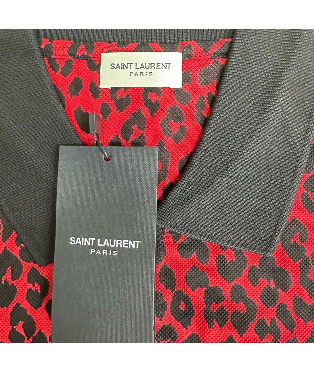 SAINT LAURENT Мульти хлопковая футболка, фото 3