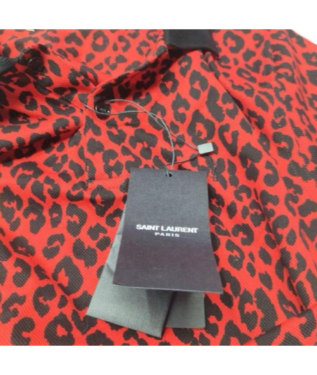 SAINT LAURENT Мульти хлопковая футболка, фото 2