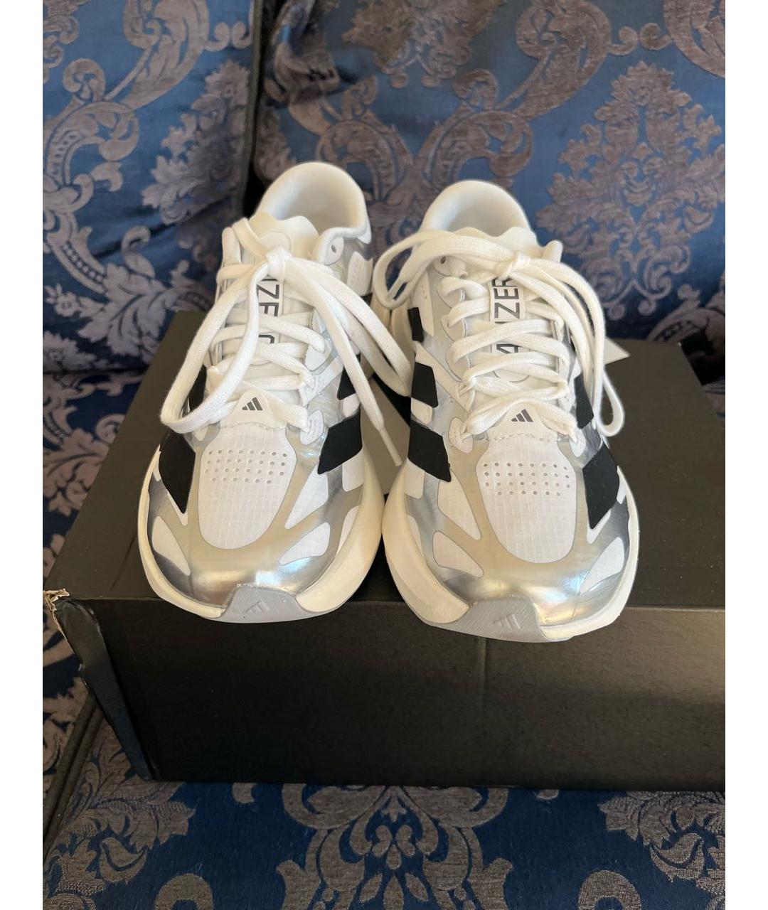 ADIDAS Белые синтетические кроссовки, фото 2