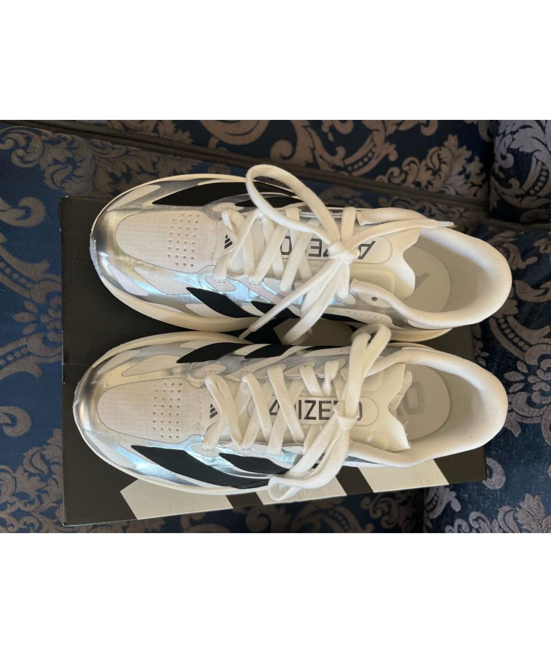 ADIDAS Белые синтетические кроссовки, фото 3