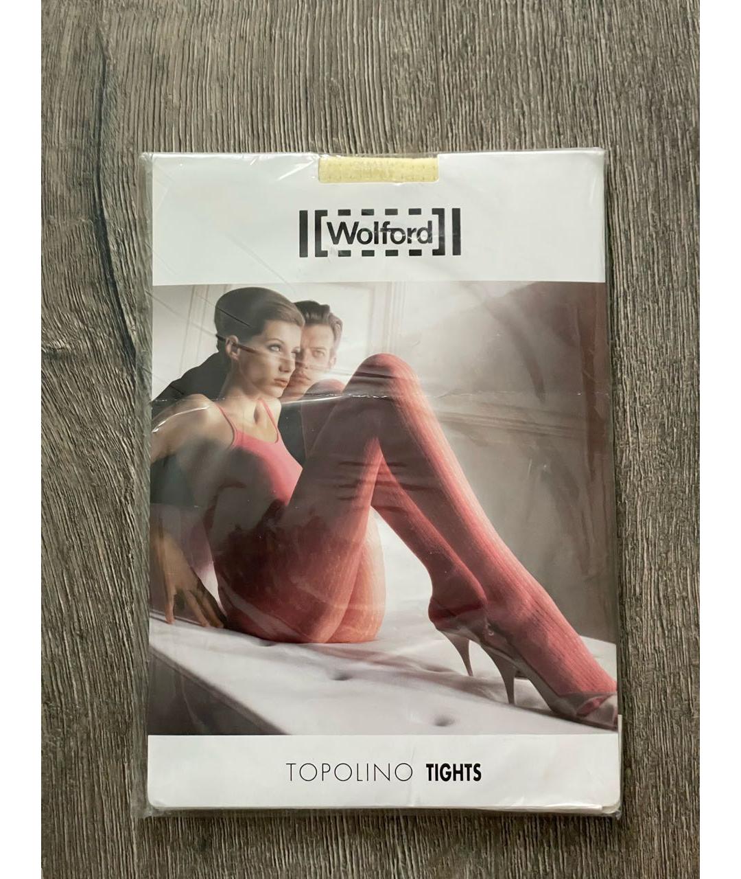 WOLFORD Желтые носки, чулки и колготы, фото 4