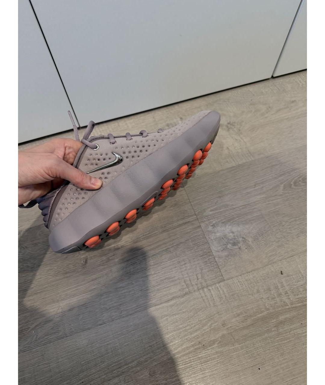 NIKE Розовые синтетические кроссовки, фото 4