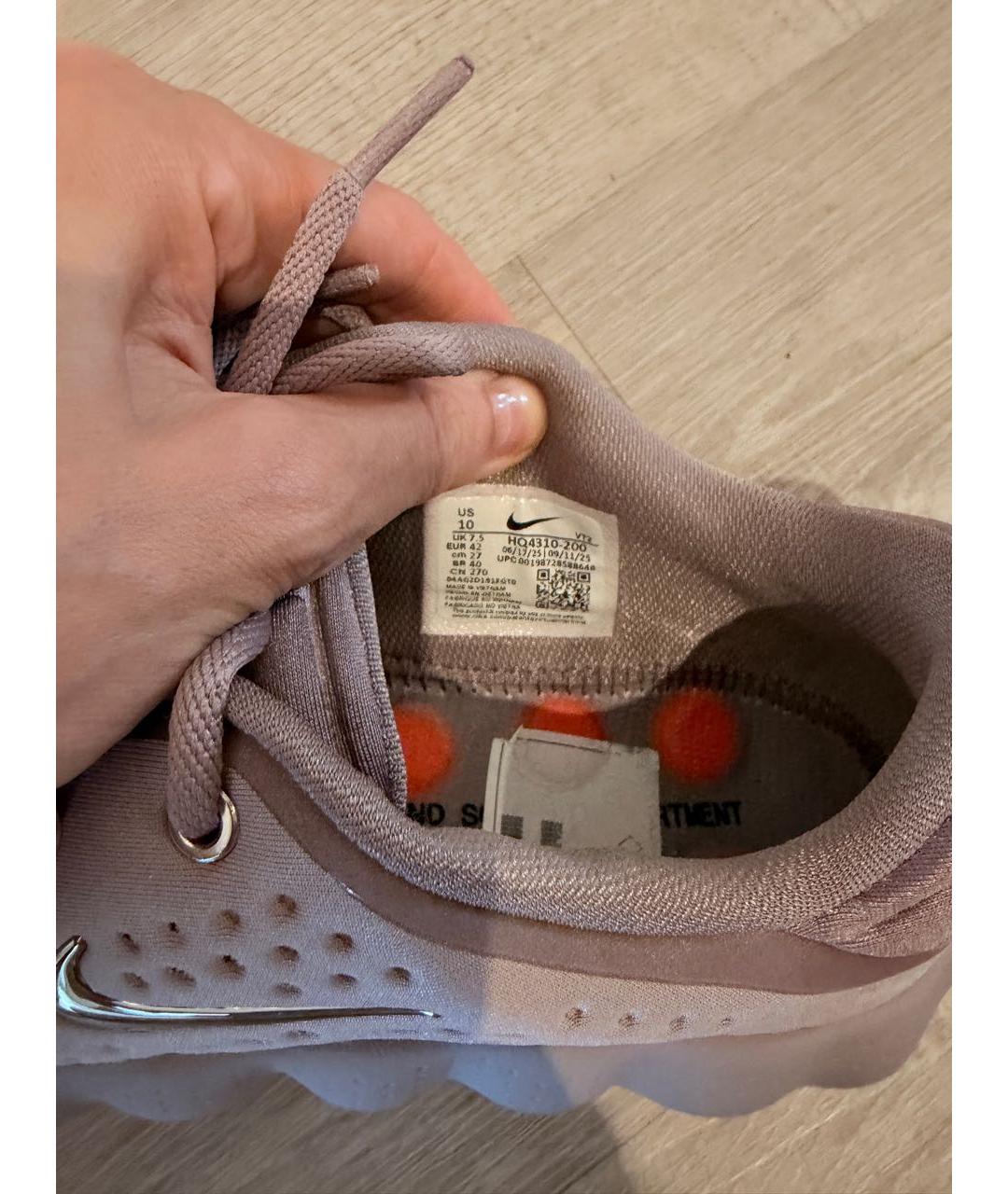 NIKE Розовые синтетические кроссовки, фото 3