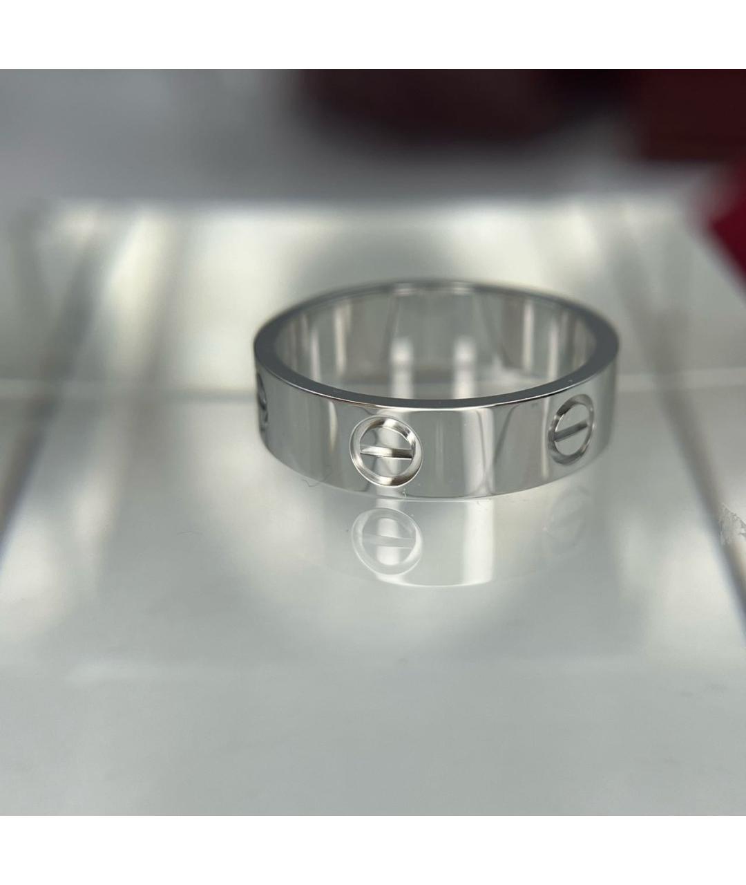 CARTIER Серебряное кольцо из белого золота, фото 4