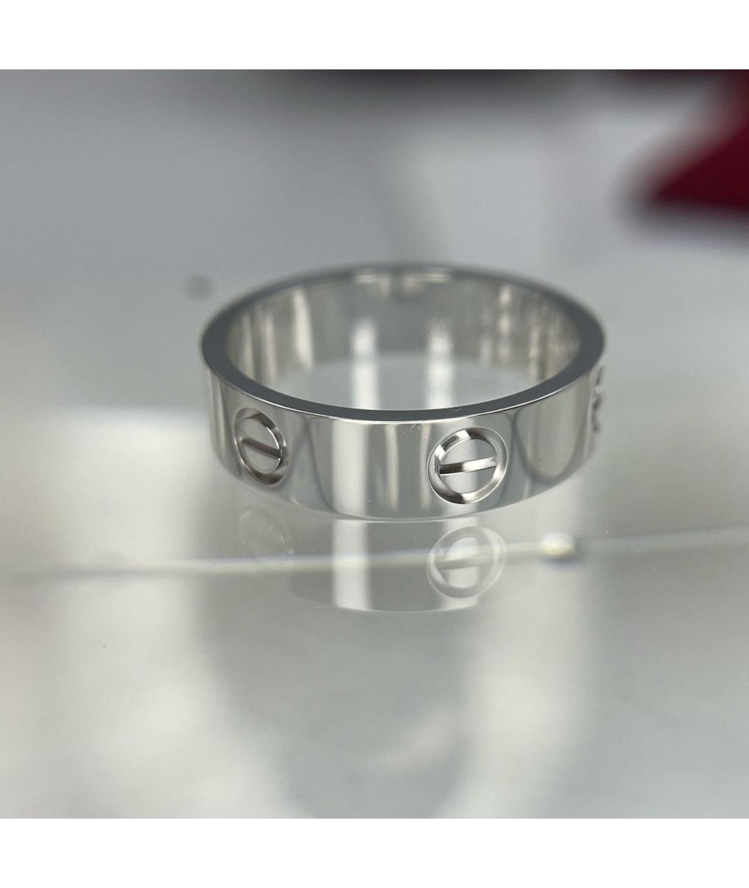 CARTIER Серебряное кольцо из белого золота, фото 3