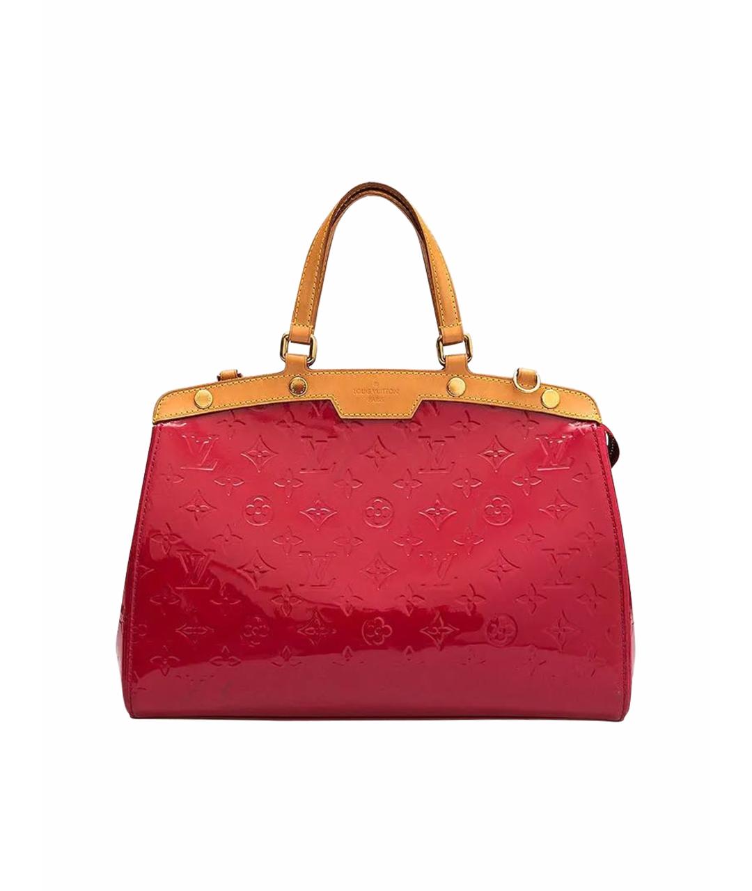 LOUIS VUITTON Красная сумка с короткими ручками, фото 5