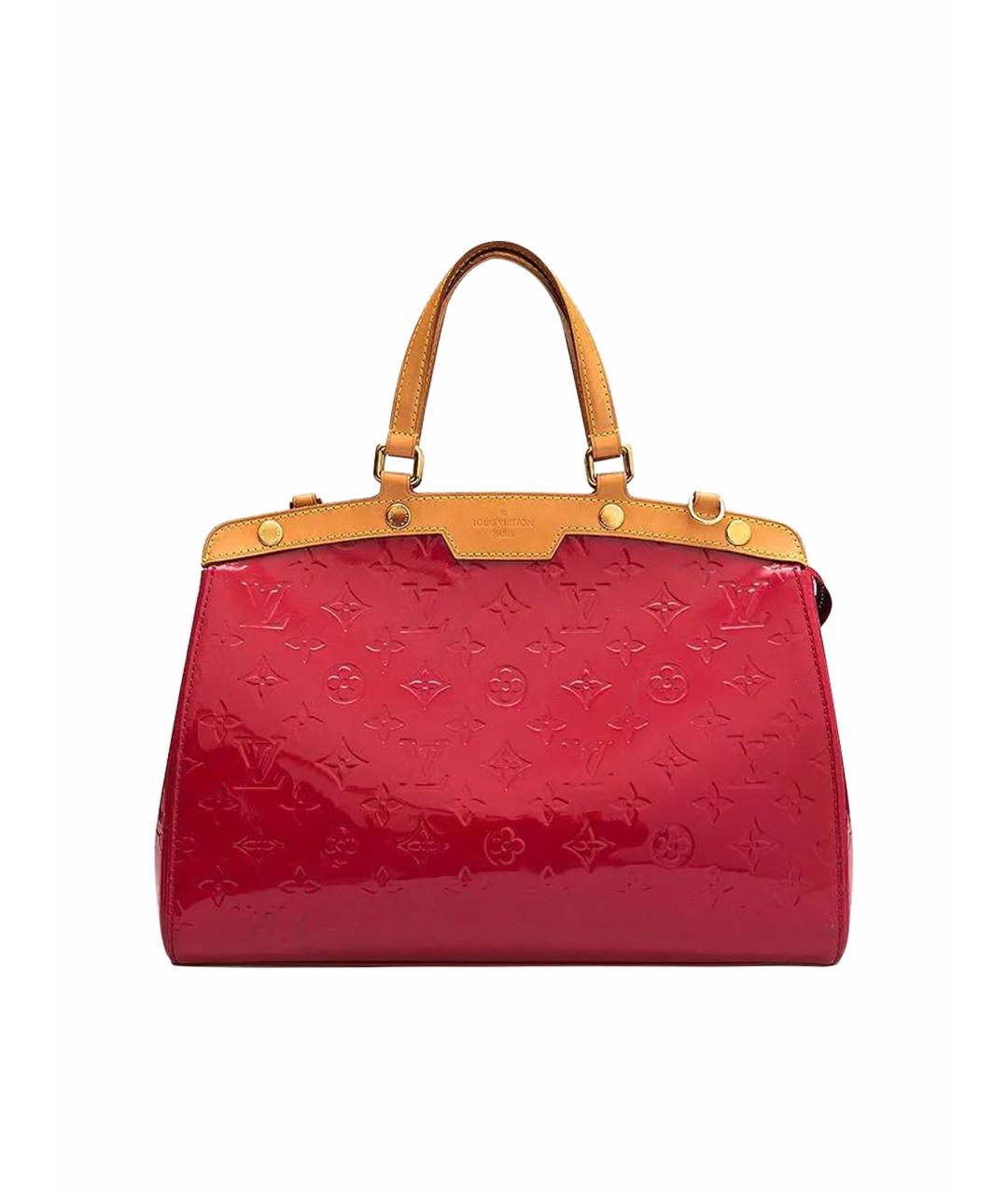 LOUIS VUITTON Красная сумка с короткими ручками, фото 1