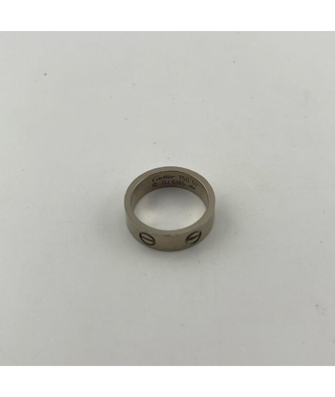 CARTIER Серебряное кольцо из белого золота, фото 3