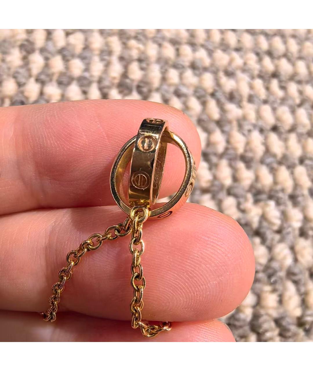 CARTIER Золотая подвеска, фото 6