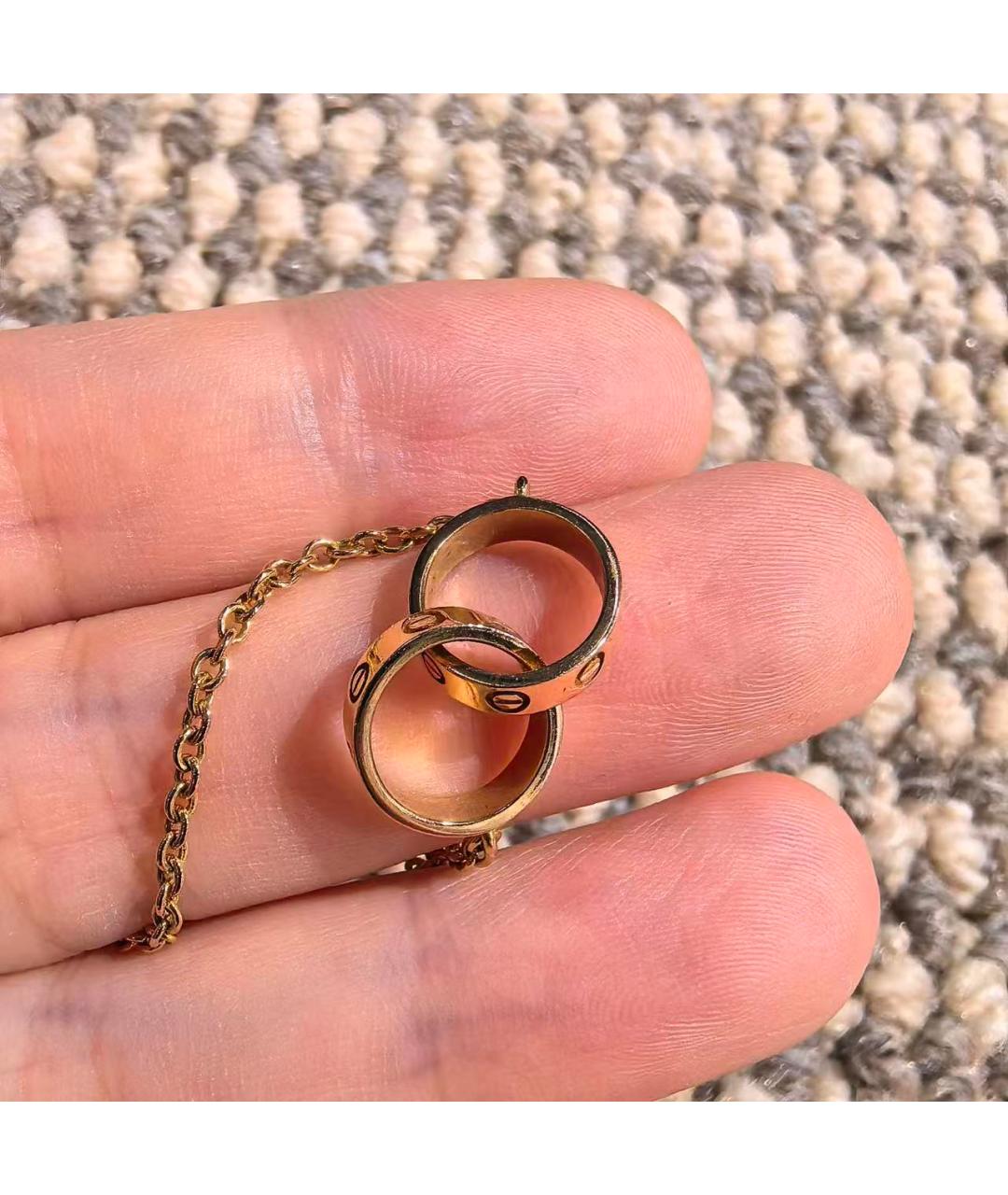 CARTIER Золотая подвеска, фото 5