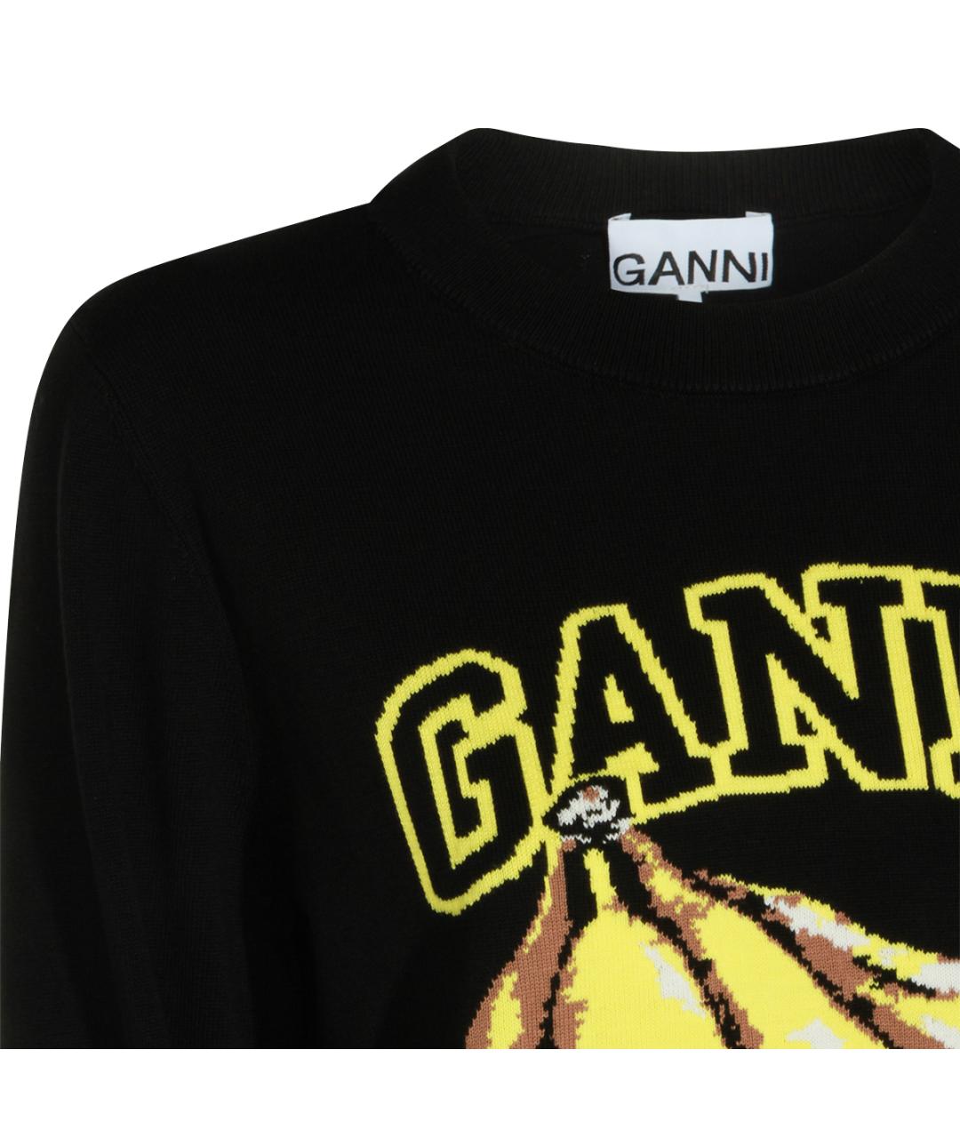 GANNI Черный джемпер / свитер, фото 5