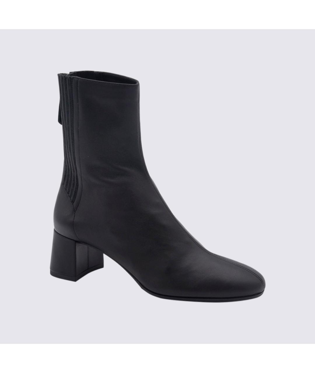 AQUAZZURA Черные кожаные ботинки, фото 5