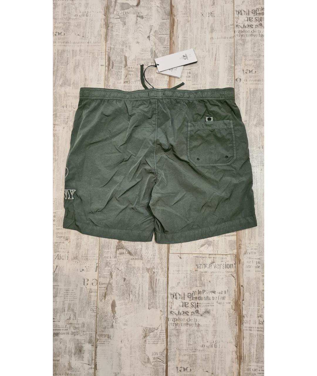 CP COMPANY Зеленые полиамидовые шорты, фото 5