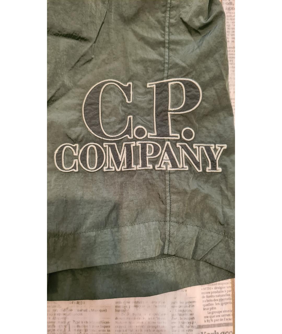 CP COMPANY Зеленые полиамидовые шорты, фото 4