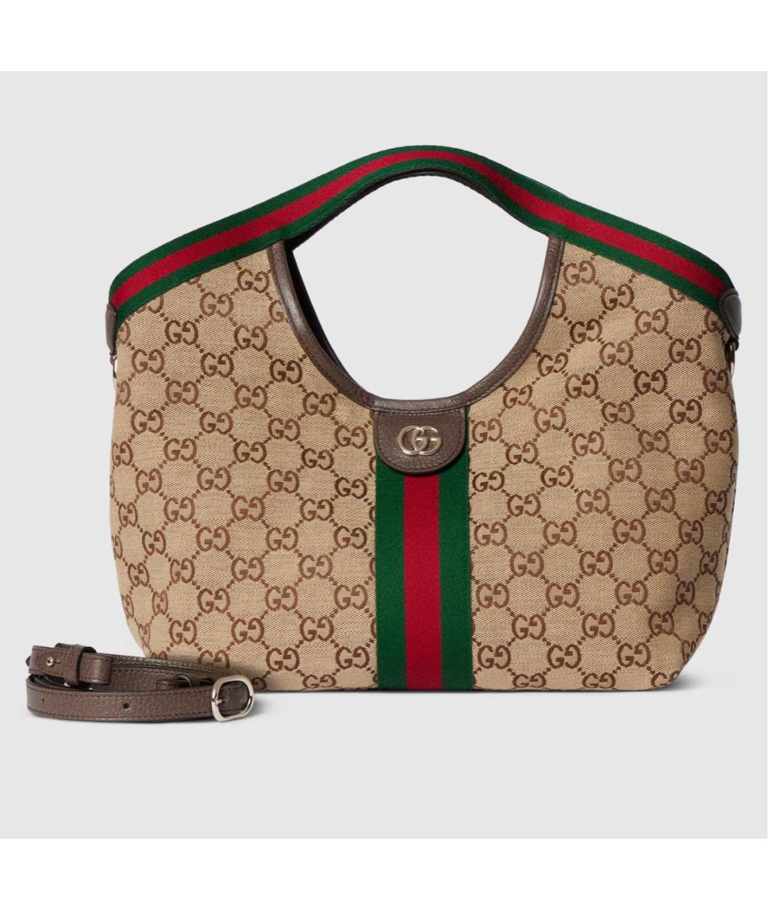 GUCCI Коричневая сумка тоут, фото 2