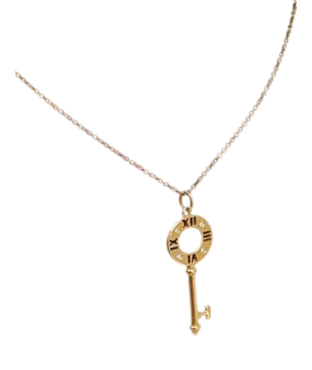 TIFFANY&CO Золотая подвеска, фото 6
