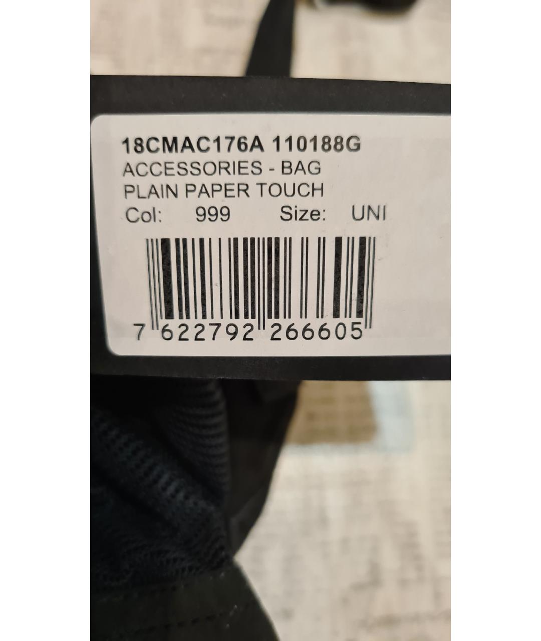 CP COMPANY Черная тканевая сумка на плечо, фото 4