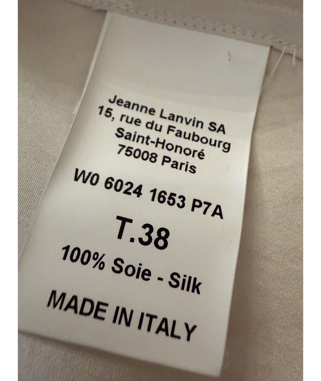 LANVIN Шелковая блузы, фото 4