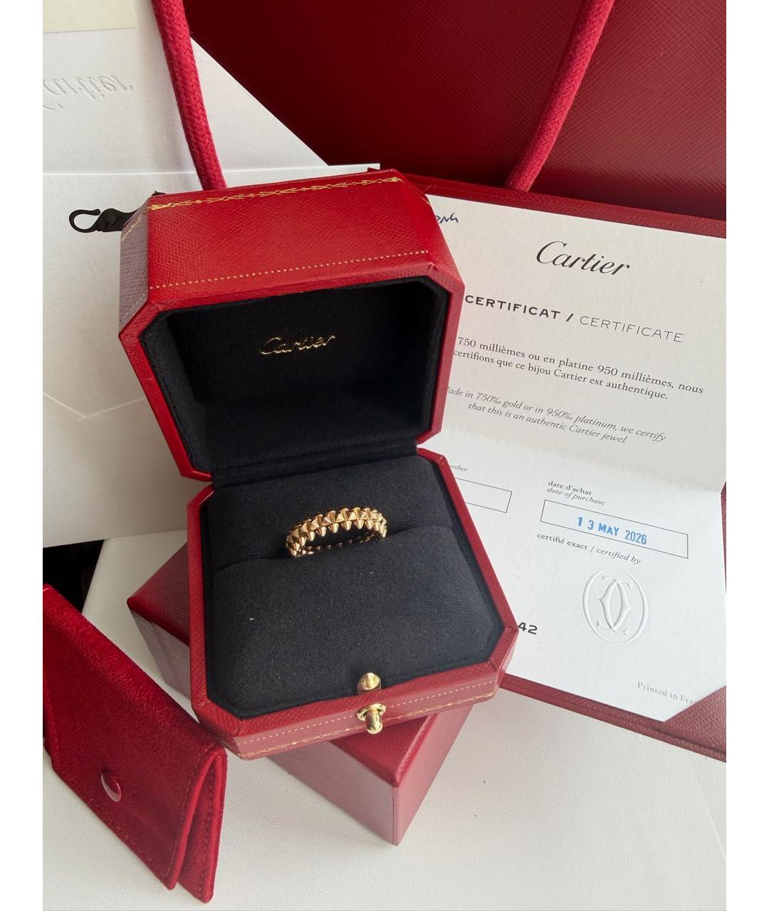 CARTIER Розовое кольцо из розового золота, фото 3