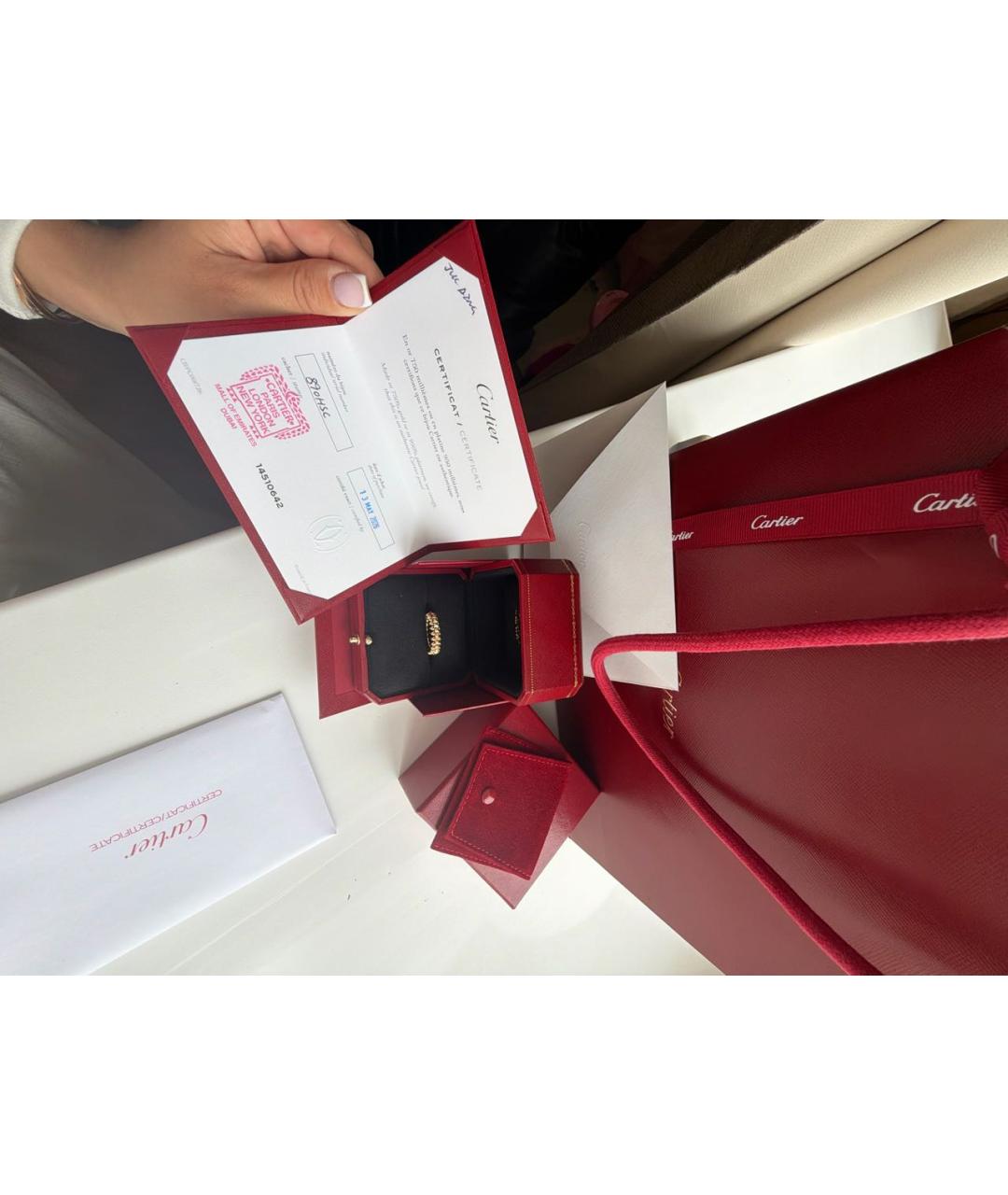 CARTIER Розовое кольцо из розового золота, фото 7