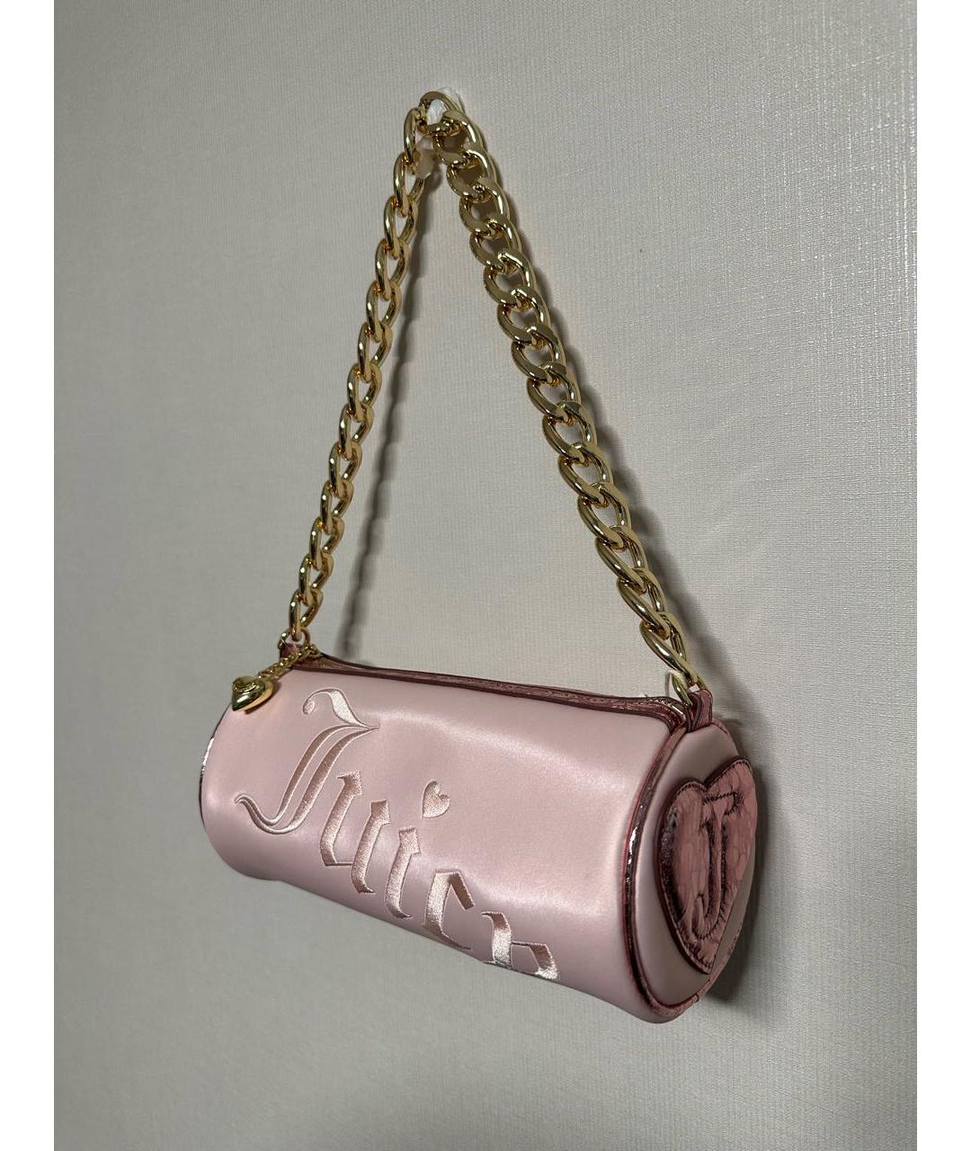 JUICY COUTURE Розовая синтетическая сумка через плечо, фото 2