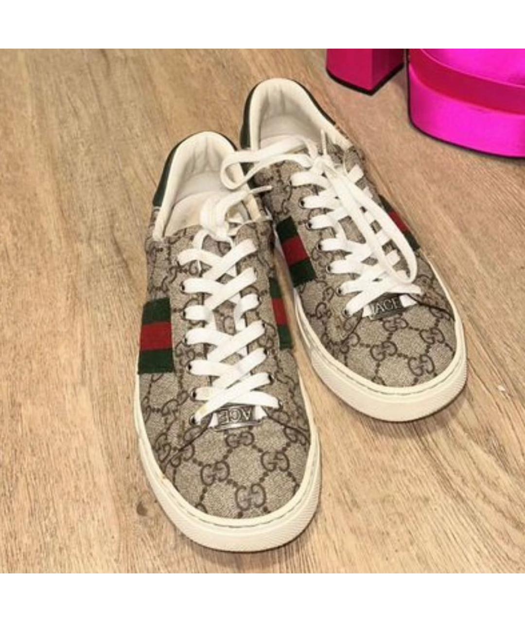 GUCCI Кожаные кеды, фото 3