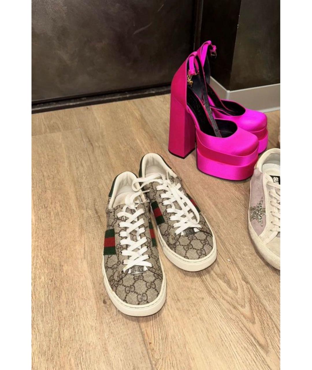 GUCCI Кожаные кеды, фото 2