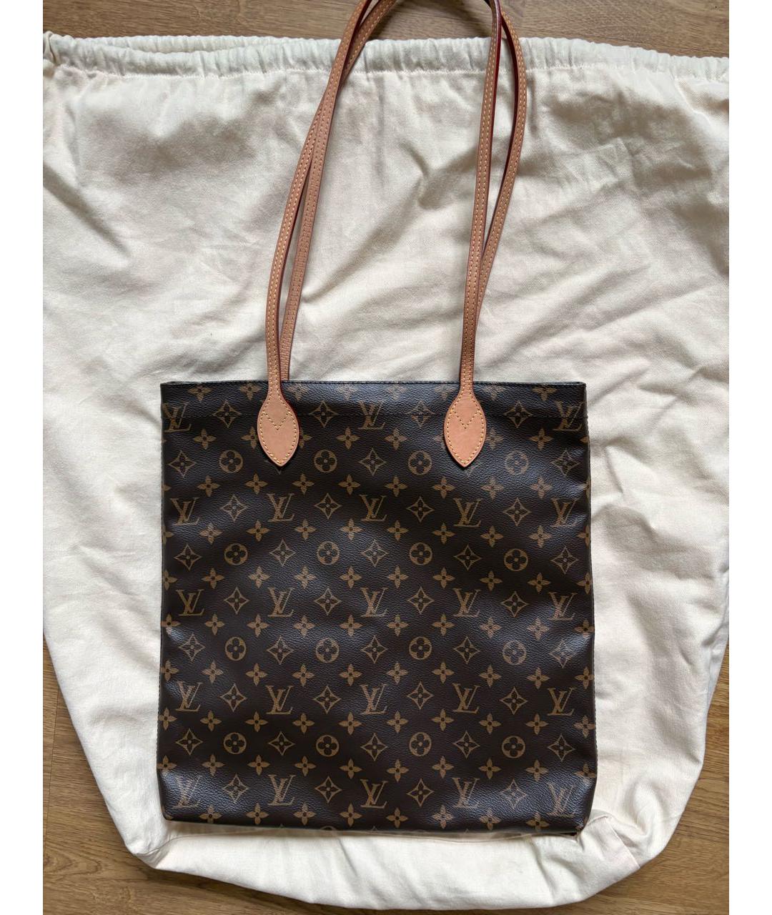 LOUIS VUITTON Коричневая сумка тоут, фото 2