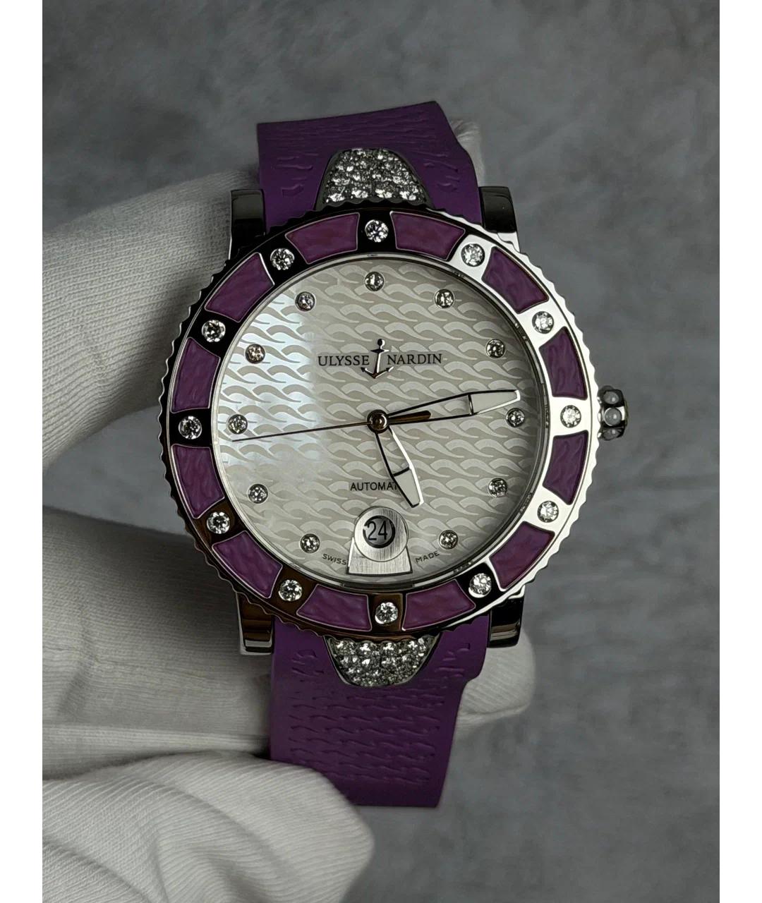 Ulysse Nardin Белые металлические часы, фото 2
