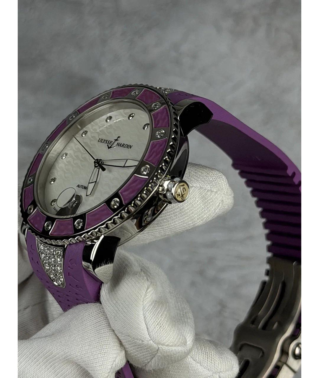 Ulysse Nardin Белые металлические часы, фото 3