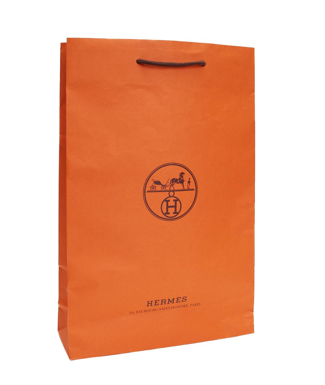 HERMES Голубая тканевая косметичка, фото 6