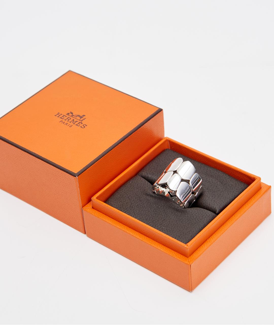 HERMES Серебряное серебряное кольцо, фото 7